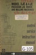 Giddings & Lewis-Giddings Lewis Service Instruction 3JE 4JE Jig Boring Mill Manual-3 JE-4 JE-01